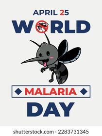 World Malariya day T-shirt design