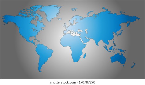 World map 