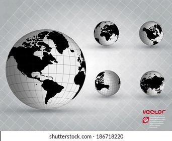 World map 