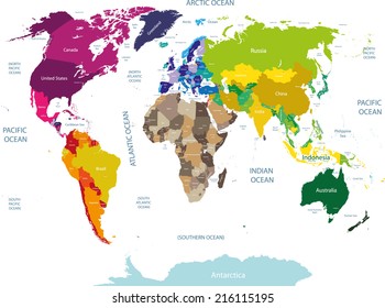 world map