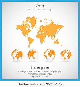 World map 