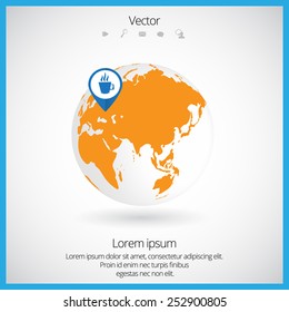 World map 