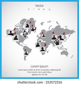 World map 