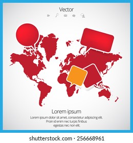 World map 