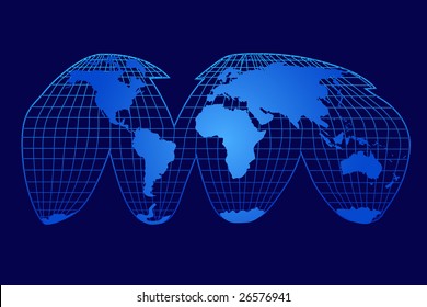 world map
