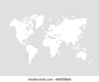 1,436 Worldmap grey Images, Stock Photos & Vectors | Shutterstock