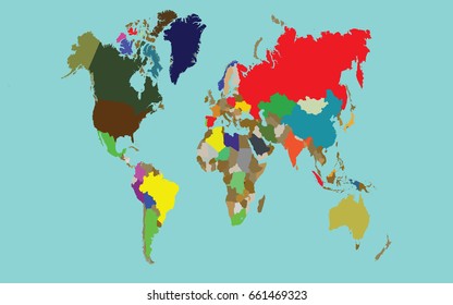 world map