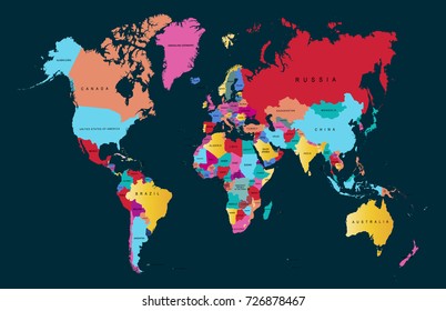 world map