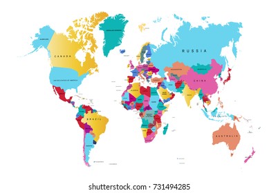world map