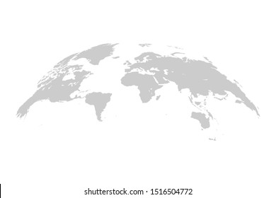 World map. 3D globe world map. Vector Illustration