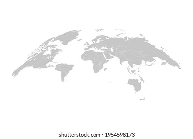 World map. 3D globe world map. Vector Illustration