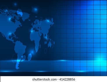 World map abstract background vector illustration Elements of this image furnished by NASA