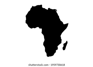 World map Africa illustration. Vector picture. Africa map.