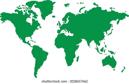 World Map Atlas Globe Vector