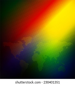 world map background with  binary computer code