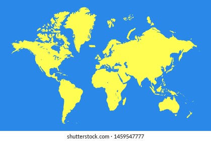 World map background. Blank worldmap template for infographics, reports, designs