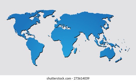 World Map Background Vector Stock Vector (Royalty Free) 273614039 ...