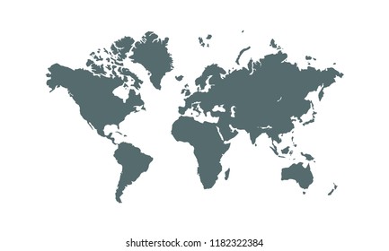 World map background. Vector earth map design