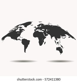 World map background for web