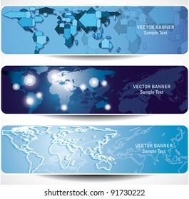 banner do mapa mundial