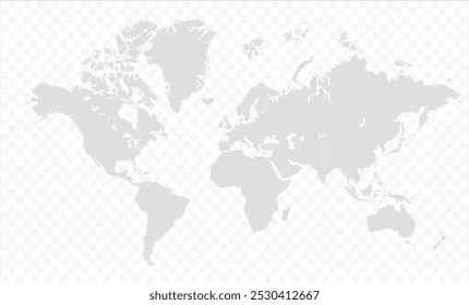 mapa del mundo blanco y negro alfa-15, siluetas mapa del mundo, mapa del mundo moderno gráfico, países Siluetas Ilustraciones de stock, Vectores
