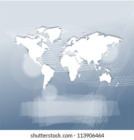 World map business background