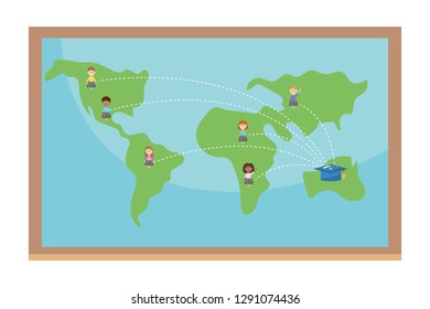 World Map Cartoon Stock Vector Royalty Free Shutterstock