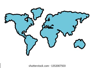 World Map Cartoon Images, Stock Photos & Vectors | Shutterstock