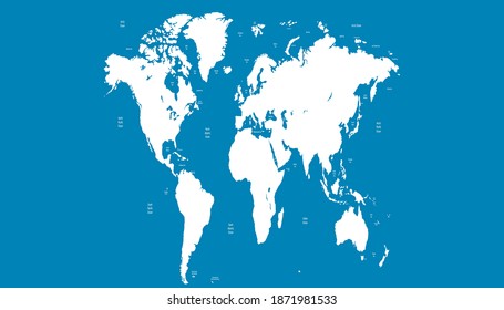 El vector de color del mapa mundial es moderno.
