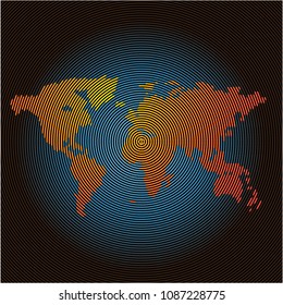 world map continents