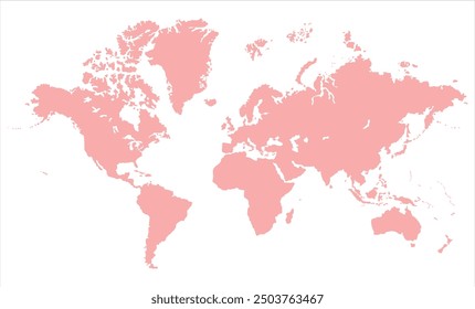 world map countries-09, world map vector image, modern world map, Illustration, eps 10, worldwide, all continents, all contries, world wide project