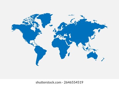 Mapa do Mundo, Visão Global Detalhada dos Continentes e Países