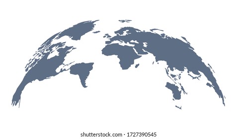 World map earth infographic design. Country europe template, globe background continent for travel. 3D globe world map. Vector Illustration.