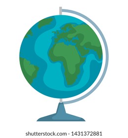 world map earth isolated icon