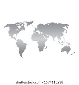 world map earth isolated icon vector illustration design