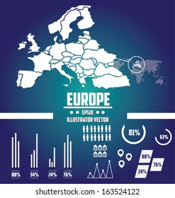 world map europe  illustrator vector