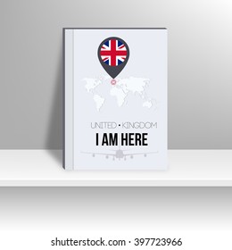 World Map and Famous Landmark. vector, illustration design.
