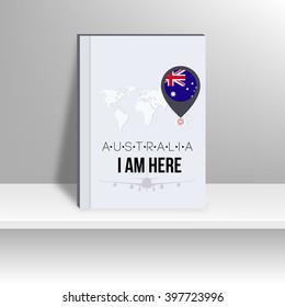 World Map and Famous Landmark. vector, illustration design.