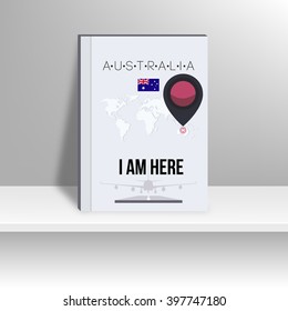 World Map and Famous Landmark. vector, illustration design.