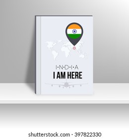 World Map and Famous Landmark. vector, illustration design.