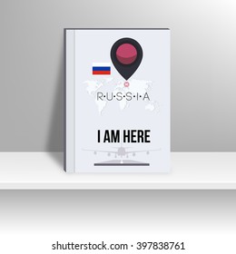 World Map and Famous Landmark. vector, illustration design.