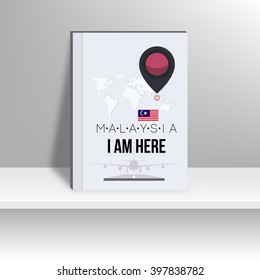 World Map and Famous Landmark. vector, illustration design.