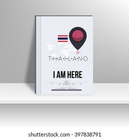World Map and Famous Landmark. vector, illustration design.
