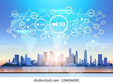 216 Smart city connected horizontal Stock Vectors, Images & Vector Art ...