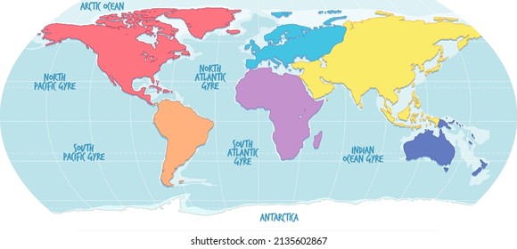World map geography background illustration