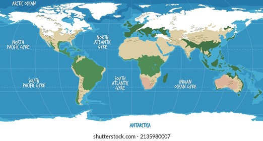 World map geography background illustration