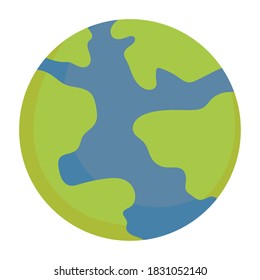 world map geography isolated icon style vector illustration