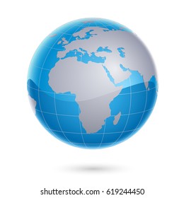 World Map and Globe