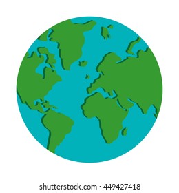 world map globe earth icon