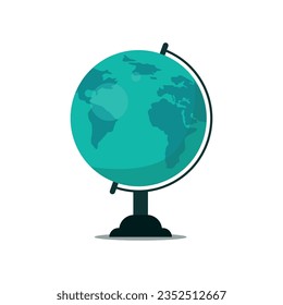 World Map. Globe Icon Vector Design.